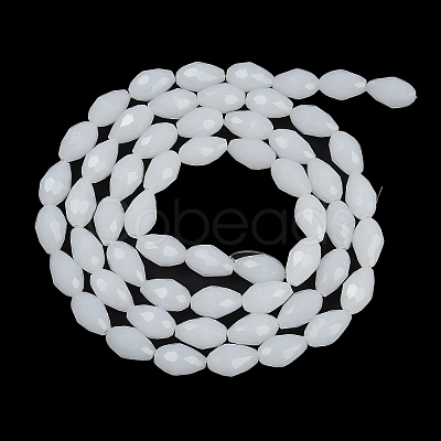 Electroplate Imitation Jade Glass Beads Strands LS-EGLA-N013-J4mm-D03-1