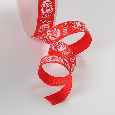 Christmas Theme Polyester Ribbons SRIB-L031-009-04-1