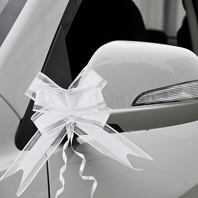 Plastic Bowknot Pull Bows AJEW-WH20064-74E-1