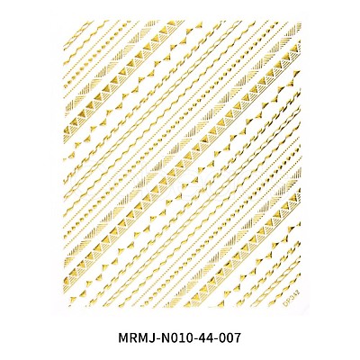 3D Goldenrod Nail Water Decals MRMJ-N010-44-007-1