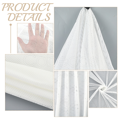 Polyester Elastic Eyelet Fabric AJEW-WH20006-273B-1