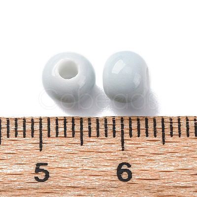 Bright Glazed Porcelain Beads PORC-D300-A31-1