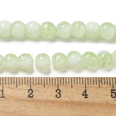 Crackle Glass Beads Strands GLAA-U001-6mm-09-1
