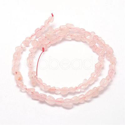 Natural Rose Quartz Beads Strands G-F465-47-1