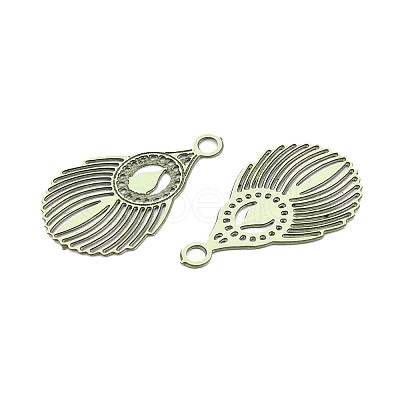 Spray Painted 430 Stainless Steel Pendants STAS-N121-08D-1