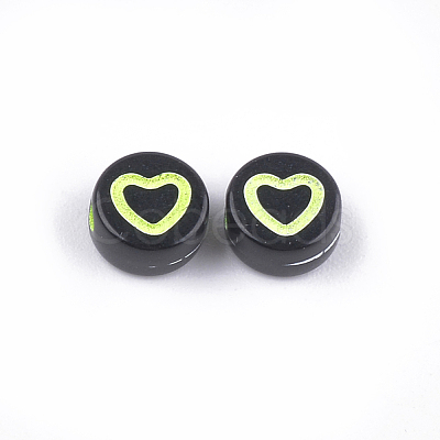 Craft Style Acrylic Beads X-MACR-T023-24C-1
