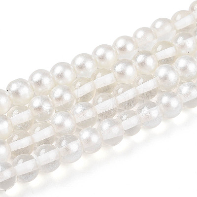 Baking Paint Transparent Glass Beads X1-DGLA-N011-6mm-01-1