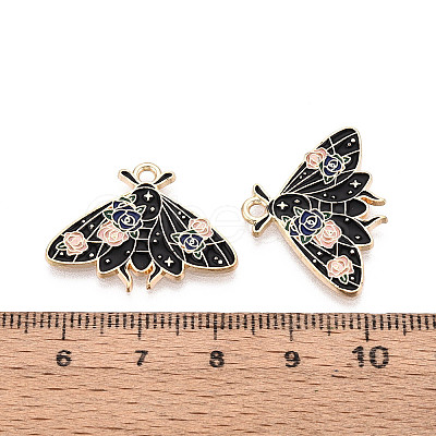 Alloy Enamel Pendants ENAM-N062-09KCG-1