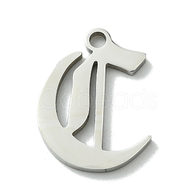 Non-Tarnish 201 Stainless Steel Pendants STAS-B055-01P-C-1