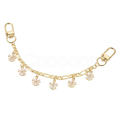 Brass Figaro Chains Bag Strap AJEW-TAC00040-1