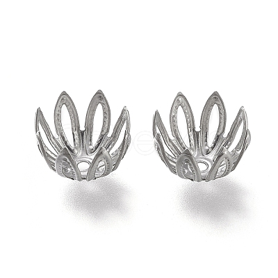 Non-Tarnish 304 Stainless Steel Fancy Bead Caps LS-STAS-K194-17P-1