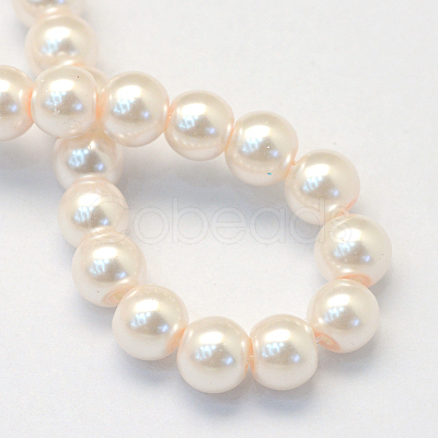 Baking Paint Glass Pearl Bead Strands HY-Q003-5mm-41-1