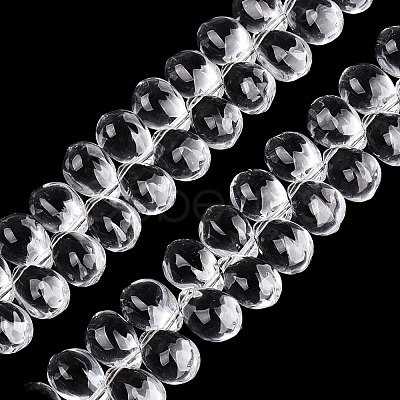 Transparent Glass Beads Strands GL-N005-02A-A01-1