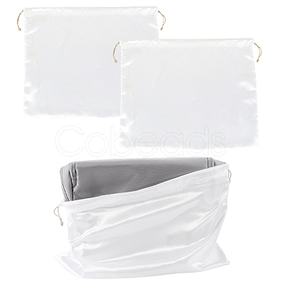 2Pcs Polyester Satin Pouches ABAG-BBC0001-18A-1