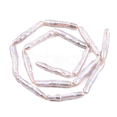 Natural Baroque Pearl Keshi Pearl Beads Strands PEAR-N021-15-1