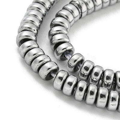 Electroplated Synthetic Non-magnetic Hematite Beads Strands G-K361-A02-02-1