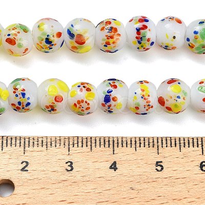 Handmade Lampwork Beads Strands LAMP-H071-01B-03-1
