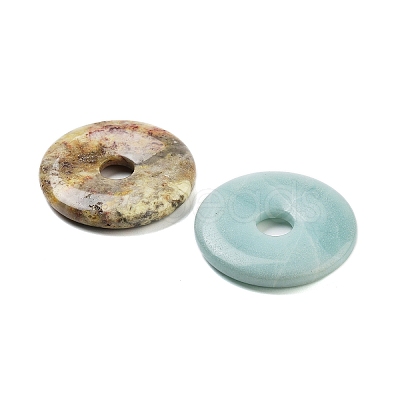 Natural Mixed Stone Pendants G-G119-03-1