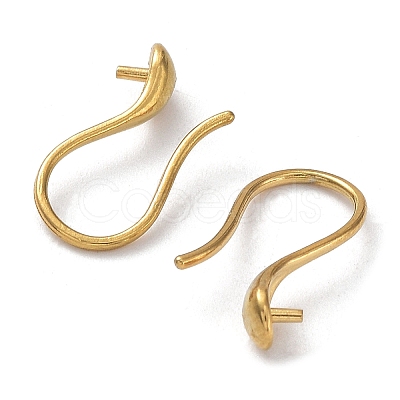 Ion Plating(IP) 304 Stainless Steel Earring Hooks STAS-M323-06G-1