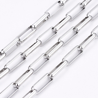 Tarnish Resistant 304 Stainless Steel Box Chains CHS-F009-05-P-1