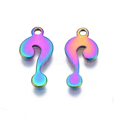 Ion Plating(IP) 201 Stainless Steel Charms LS-STAS-S119-137-1
