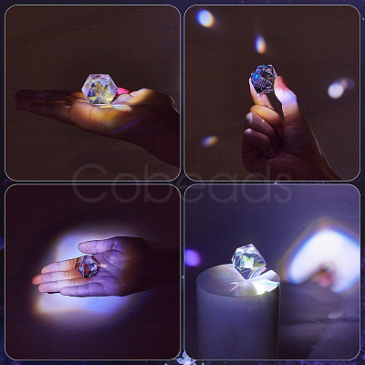 K5 Glass Cube Display Decorations AJEW-WH20054-006-1