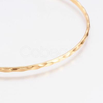 304L Stainless Steel Buddhist Bangles BJEW-G568-15-1