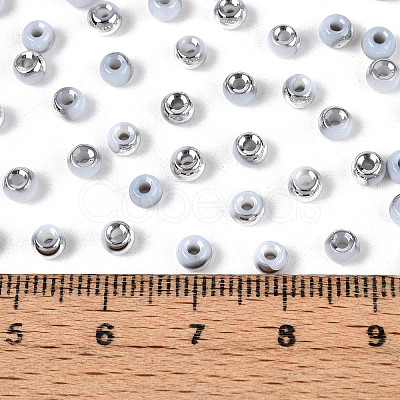 6/0 Half Plated Glass Beads SEED-N008-04E-1