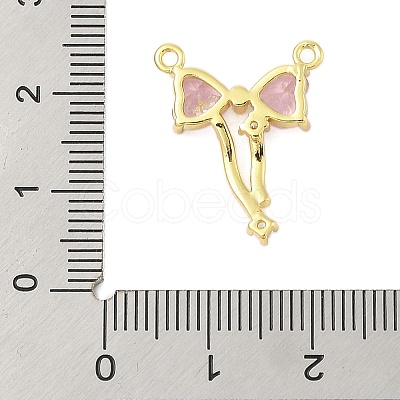 Rack Plating Brass Cubic Zirconia Pendants KK-Z074-71G-02-1