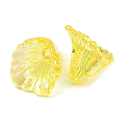 Transparent Acrylic Bead Caps OACR-G054-03E-1