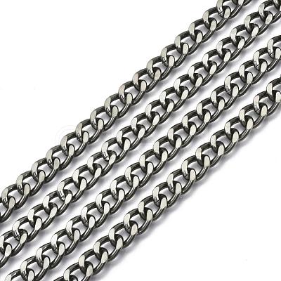 Unwelded Aluminum Curb Chains CHA-S001-117A-1