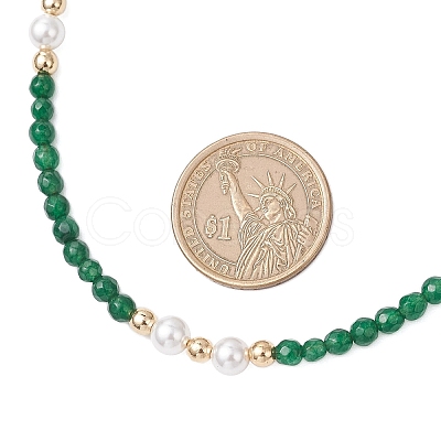 White Jade Necklaces NJEW-JN05340-01-1