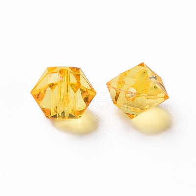 Transparent Acrylic Beads TACR-S154-15B-81-1