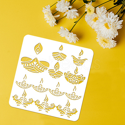PET Hollow Out Drawing Painting Stencils DIY-WH0391-0662-1