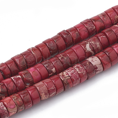 Synthetic Imperial Jasper Beads Strands X-G-T103-19D-1