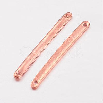 Tibetan Style Alloy Bar Links connectors TIBE-A14039-RG-FF-1