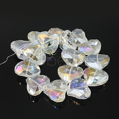 Electorplated Glass Beads X-EGLA-E004-09-1