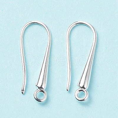 Eco-Friendly Brass Earring Hooks Findings LS-KK-M157-03S-RS-1