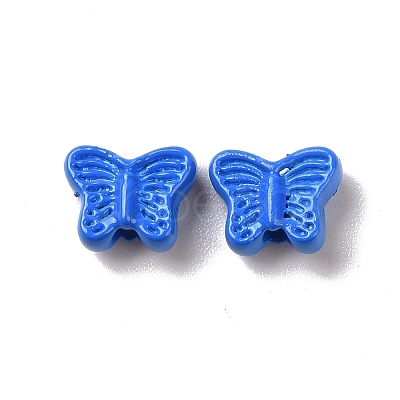 Spray Painted Alloy Beads PALLOY-K001-08-1