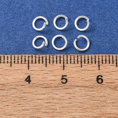 Brass Open Jump Rings KK-G604-08S-16-1
