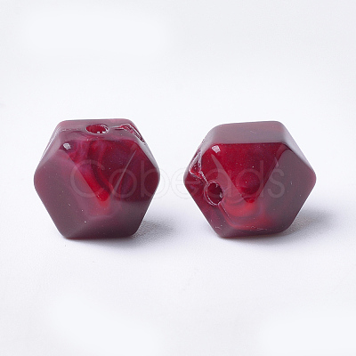 Acrylic Beads OACR-T007-09E-1