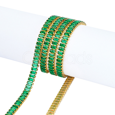 1M Brass Rhinestone Cup Chains CHC-PH0001-27A-1