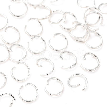 Brass Open Jump Rings KK-G604-08S-19-1