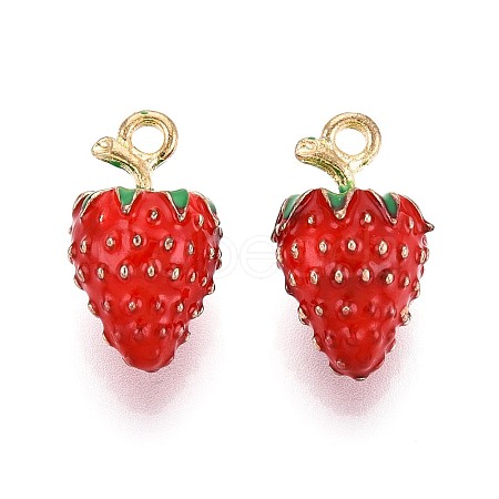 Alloy Enamel Pendants PALLOY-T092-15-1