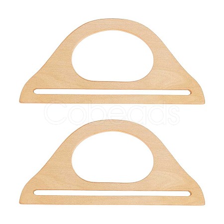 D-shape Wooden Bag Handles FIND-WH0135-77A-1