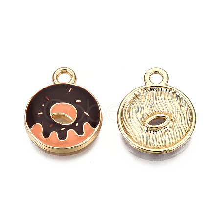 Eco-Friendly Zinc Alloy  Pendants LS-X-ENAM-R051-15-01G-NR-1