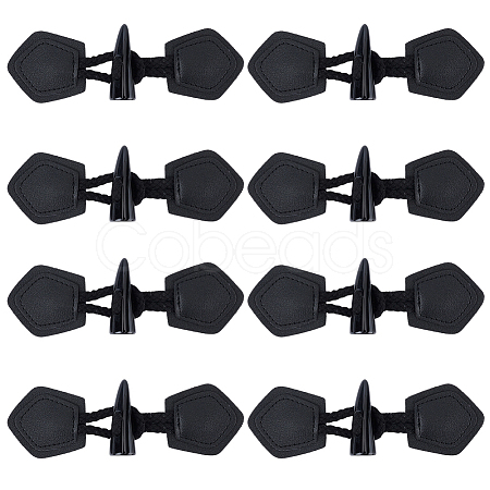8Pcs Resin Buttons BUTT-CL0001-10-1