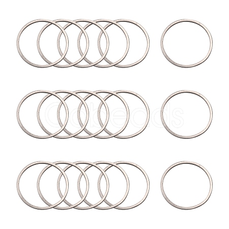 Tarnish Resistant 304 Stainless Steel Linking Ring STAS-S079-12A-1