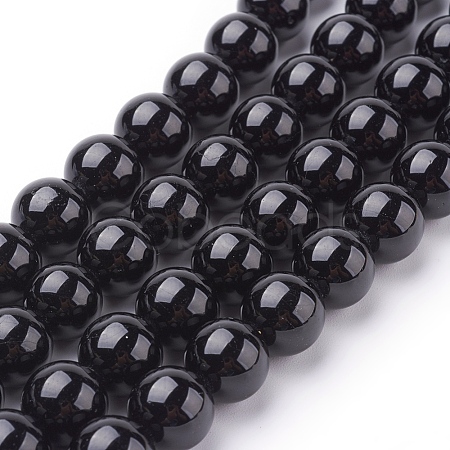 Natural Tourmaline Beads Strands G-G099-10mm-11-1
