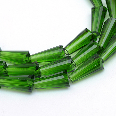 Transparent Glass Bead Strands GLAA-R170-4x8-01L-1
